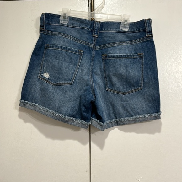 J Crew Distressed Jean Shorts Size 27 - Picture 5 of 5